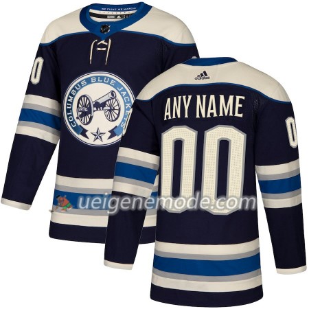 Herren Eishockey Columbus Blue Jackets Trikot Custom Adidas Alternate 2018-19 Authentic